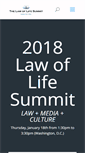 Mobile Screenshot of lawlife.org